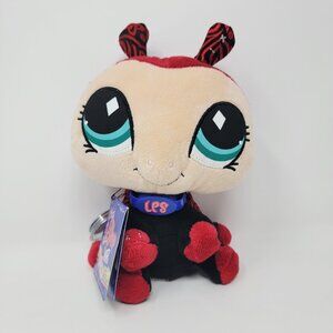 Littlest Pet Shop VIPs Ladybug Plush Toy • Hasbro LPS With Tags & code *READ*